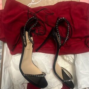 Christian Louboutin So Me Studded Sandal.